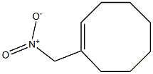 1-(Nitromethyl)cyclooctene,,结构式