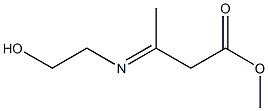3-[(2-Hydroxyethyl)imino]butyric acid methyl ester Struktur