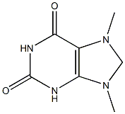 7,9-Dimethylxanthine,,结构式
