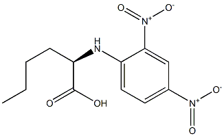 (R)-2-[(2,4-Dinitrophenyl)amino]hexanoic acid,,结构式