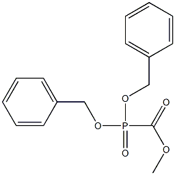  (Methoxycarbonyl)phosphonic acid dibenzyl ester