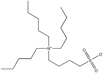 N,N-Dipentyl-N-(4-sulfonatobutyl)-1-pentanaminium Structure