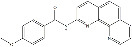 2-(4-Methoxybenzoylamino)-1,10-phenanthroline Structure