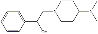 1-Phenyl-2-(4-dimethylamino-1-piperidinyl)ethanol Struktur
