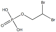 Phosphoric acid dihydrogen (2,2-dibromoethyl) ester Struktur
