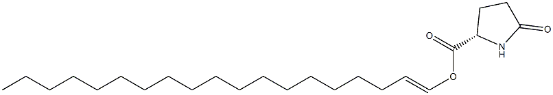 (S)-5-オキソピロリジン-2-カルボン酸1-ノナデセニル 化学構造式