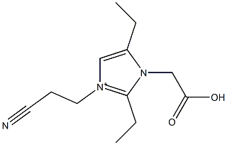 3-(2-Cyanoethyl)-2,5-diethyl-1-(carboxymethyl)-1H-imidazol-3-ium