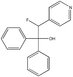 4-(1-Fluoro-2-hydroxy-2,2-diphenylethyl)pyridine