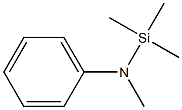 N-Methyl-N-(trimethylsilyl)aniline Structure
