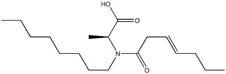 N-(3-Heptenoyl)-N-octylalanine