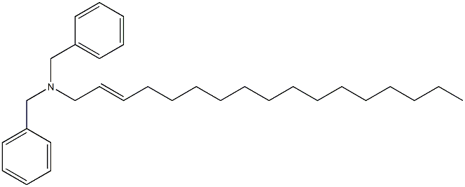 (2-Heptadecenyl)dibenzylamine,,结构式