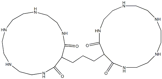 3,3'-(1,3-Propanediyl)bis(1,5,8,11,14-pentaazacyclohexadecane-2,4-dione) Structure