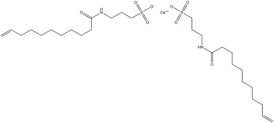 Bis[3-(10-undecenoylamino)-1-propanesulfonic acid]calcium salt Structure