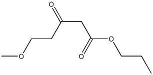 5-Methoxy-3-oxopentanoic acid propyl ester Structure