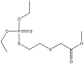 [2-[(Diethoxyphosphinothioyl)thio]ethylthio]acetic acid methyl ester