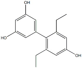 2',6'-Diethyl-1,1'-biphenyl-3,4',5-triol