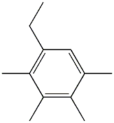 1,2,3,4-Tetramethyl-5-ethylbenzene Struktur