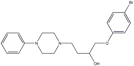 1-(4-Bromophenoxy)-4-[4-[phenyl]-1-piperazinyl]-2-butanol