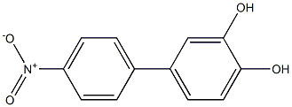 4-Nitro-1,1'-biphenyl-3',4'-diol Struktur