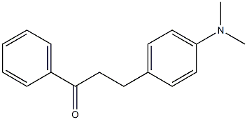 4-(3-Phenyl-3-oxopropyl)-N,N-dimethylaniline Struktur