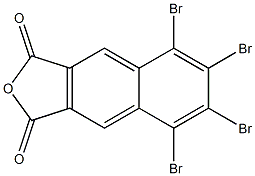 5,6,7,8-Tetrabromonaphthalene-2,3-dicarboxylic anhydride Structure