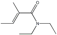 (E)-N,N-Diethyl-2-methyl-2-butenamide Structure