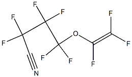 4-(Trifluorovinyloxy)hexafluorobutyronitrile 结构式