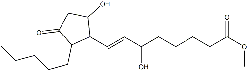 (E)-6-Hydroxy-8-(2-pentyl-3-oxo-5-hydroxycyclopentyl)-7-octenoic acid methyl ester