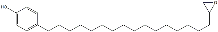 4-(16-Oxiranylhexadecyl)phenol Structure