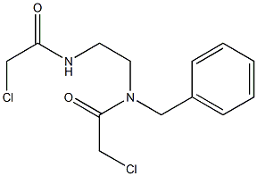 1,8-Dichloro-3-benzyl-3,6-diazaoctane-2,7-dione,,结构式