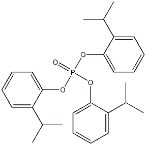 Phosphoric acid tris(2-isopropylphenyl) ester Structure