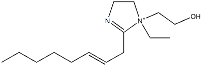 1-Ethyl-1-(2-hydroxyethyl)-2-(2-octenyl)-2-imidazoline-1-ium|