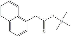 1-Naphthaleneacetic acid trimethylsilyl ester Structure