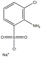 2-Amino-3-chlorobenzenesulfonic acid sodium salt 结构式