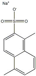 1,5-Dimethyl-2-naphthalenesulfonic acid sodium salt 结构式