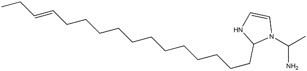 1-(1-Aminoethyl)-2-(13-hexadecenyl)-4-imidazoline,,结构式