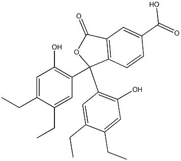 1,1-Bis(3,4-diethyl-6-hydroxyphenyl)-1,3-dihydro-3-oxoisobenzofuran-5-carboxylic acid