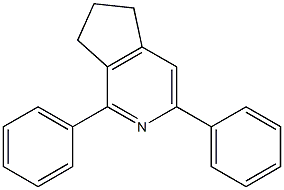 6,7-Dihydro-1,3-diphenyl-5H-cyclopenta[c]pyridine Structure