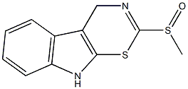 4,9-Dihydro-2-(methylsulfinyl)-1,3-thiazino[6,5-b]indole