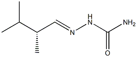[R,(-)]-2,3-Dimethylbutyraldehydesemicarbazone Struktur