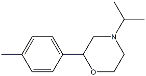 2-(p-Tolyl)-4-isopropylmorpholine,,结构式