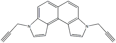 3,8-Dihydro-3,8-bis(2-propynyl)indolo[4,5-e]indole