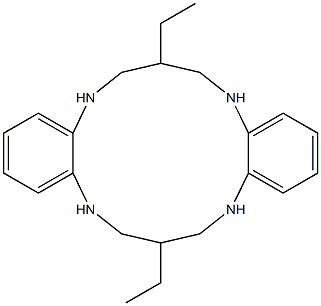  7,16-Diethyl-5,6,7,8,9,14,15,16,17,18-decahydrodibenzo[b,i][1,4,8,11]tetraazacyclotetradecine