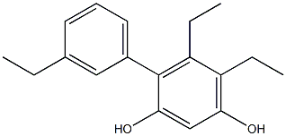 5,6-Diethyl-4-(3-ethylphenyl)benzene-1,3-diol
