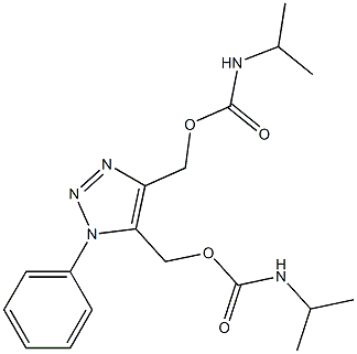 1-(Phenyl)-1H-1,2,3-triazole-4,5-dimethanol bis(N-isopropylcarbamate)