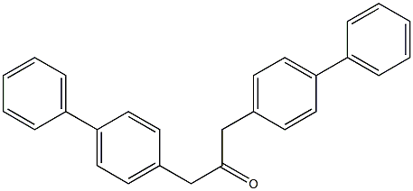 1,3-Bis(1,1'-biphenyl-4-yl)acetone Struktur