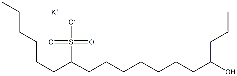 15-Hydroxyoctadecane-7-sulfonic acid potassium salt