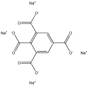 1,2,3,5-Benzenetetracarboxylic acid tetrasodium salt,,结构式