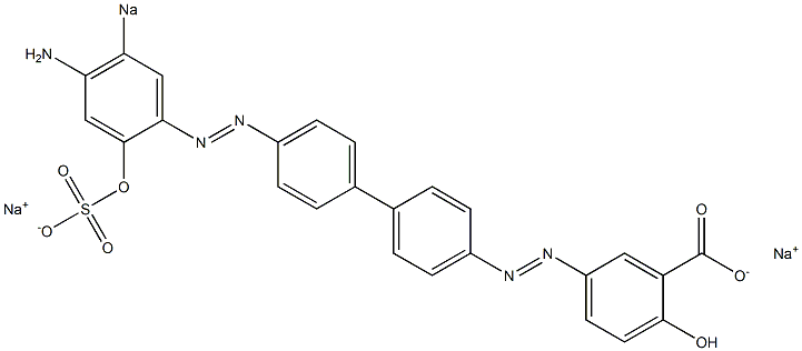 5-[[4'-[(4-Amino-2-hydroxy-5-sodiosulfophenyl)azo]-1,1'-biphenyl-4-yl]azo]-2-hydroxybenzoic acid sodium salt