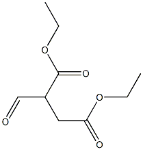 2-Formylsuccinic acid diethyl ester Structure